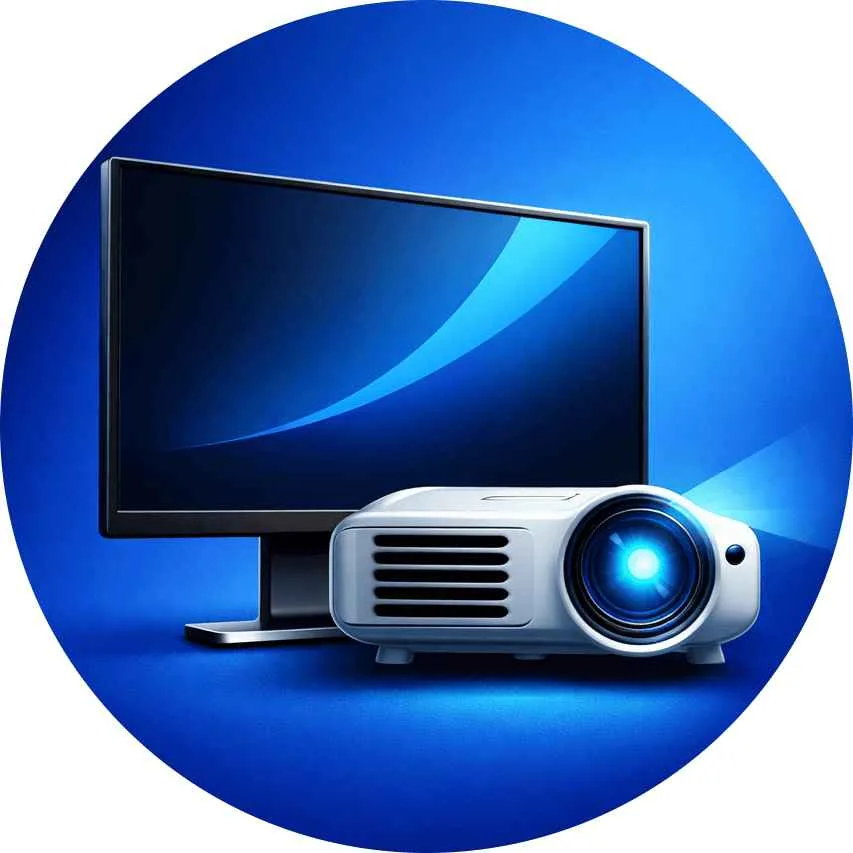 شاشات وأجهزة العرض